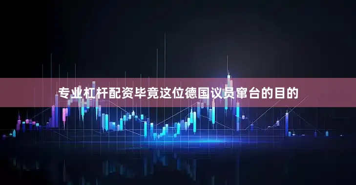 专业杠杆配资毕竟这位德国议员窜台的目的